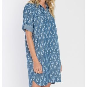 Anthropologie (Velvet Heart) chambray shirt dress